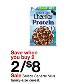 Target Select General Mills family-size cereal offer