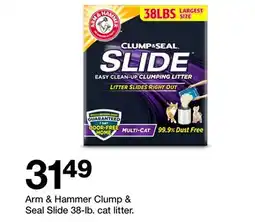 Target Arm & Hammer Clump & Seal Slide 38-lb. cat litter offer