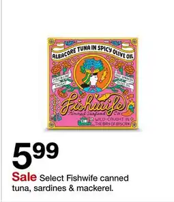 Target Select Fishwife canned tuna, sardines & mackerel offer