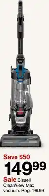 Target Bissell CleanView Max vacuum offer
