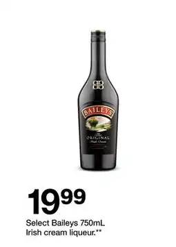 Target Select Baileys 750mL Irish cream liqueur offer