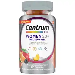 Walgreens Women 50+, Multivitamin & Multimineral Gummies Assorted Fruit offer