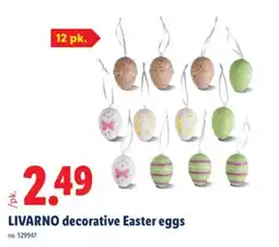 Lidl LIVARNO decorative Easter eggs offer