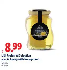 Lidl Lidl Preferred Selection acacia honey with honeycomb offer