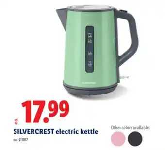 Lidl SILVERCREST electric kettle offer