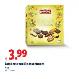 Lidl Lambertz cookie assortment offer