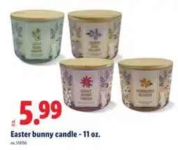 Lidl Easter bunny candle offer