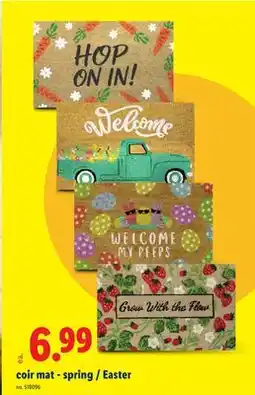 Lidl coir mat-spring/Easter offer