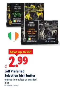 Lidl Lidl Preferred Selection Irish butter offer