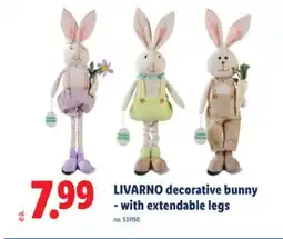 Lidl LIVARNO decorative bunny-with extendable legs offer