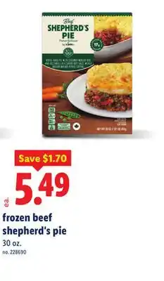 Lidl frozen beef shepherd's pie offer