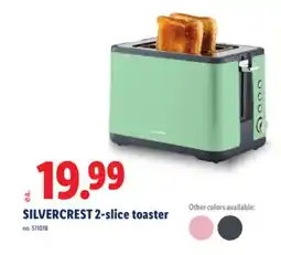 Lidl SILVERCREST 2-slice toaster offer