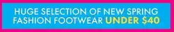 Boscov's HUGE SELECTION OF NEW SPRING FASHION FOOTWEAR offer