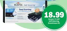 Meijer Burpee 72-Cell Self-Watering Greenhouse Kit offer