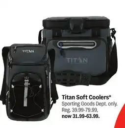Meijer Titan Soft Coolers offer
