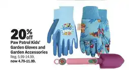 Meijer Paw Patrol Kids' Garden Gloves and Garden Accessories offer