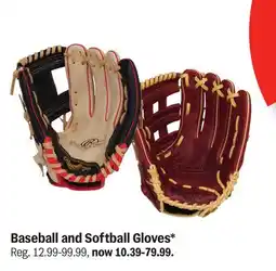Meijer Baseball and Softball Gloves offer