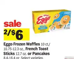 Meijer Eggo Frozen Waffles 10 ct./10.75-12.3 oz., French Toast Sticks 12.7 oz. or Pancakes 8.4-16.4 oz offer
