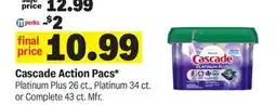 Meijer Cascade Action Pacs offer