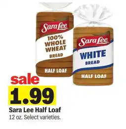 Meijer Sara Lee Half Loaf offer