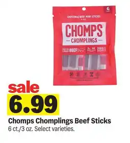Meijer Chomps Chomplings Beef Sticks offer