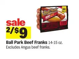 Meijer Ball Park Beef Franks offer