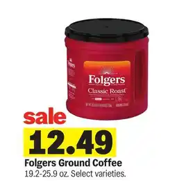 Meijer Folgers Ground Coffee offer