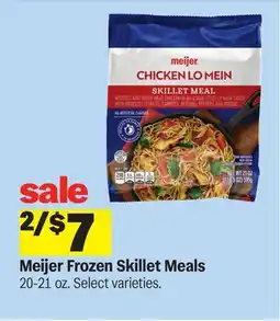 Meijer Meijer Frozen Skillet Meals offer