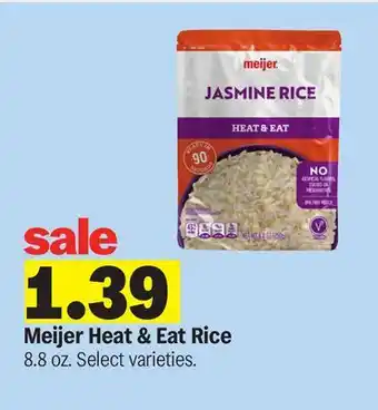 Meijer Meijer Heat & Eat Rice offer