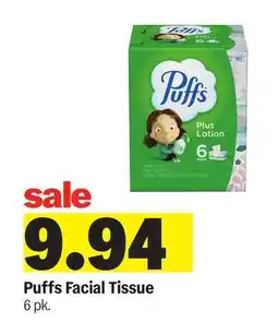 Meijer Puffs Facial Tissue offer