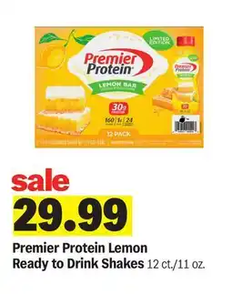 Meijer Premier Protein Lemon Ready to Drink Shakes offer