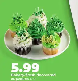 Hy-Vee Bakery-fresh decorated cupcakes offer