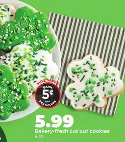 Hy-Vee Bakery-fresh cut out cookies offer