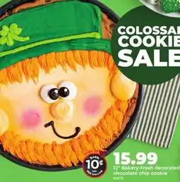 Hy-Vee 12 Bakery - fresh decorated chocolate chip cookie offer