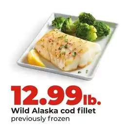 Hy-Vee Wild Alaska cod fillet offer