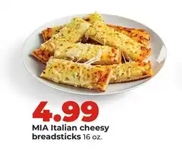 Hy-Vee MIA Italian cheesy breadsticks offer