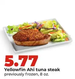 Hy-Vee Yellowfin Ahi tuna steak offer