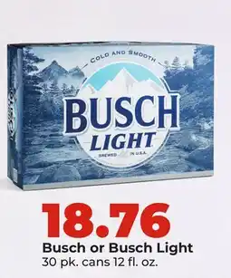Hy-Vee Busch or Busch Light offer