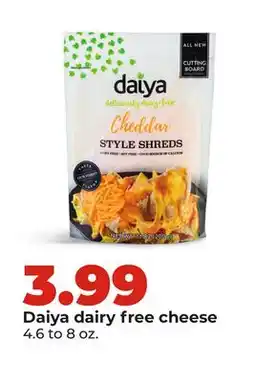 Hy-Vee Daiya dairy free cheese offer