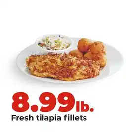 Hy-Vee Fresh tilapia fillets offer