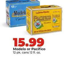 Hy-Vee Modelo or Pacifico offer