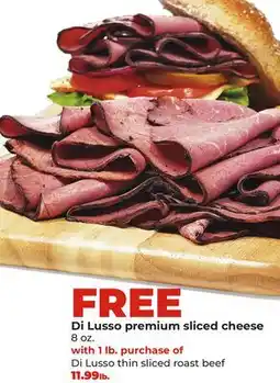 Hy-Vee Di Lusso thin sliced roast beef offer