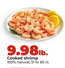 Hy-Vee Cooked shrimp offer