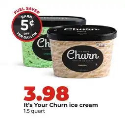 Hy-Vee It's Your Churn ice cream offer