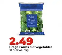 Hy-Vee Braga Farms cut vegetables offer