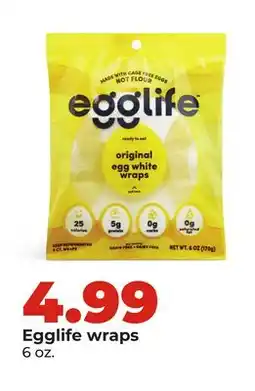 Hy-Vee Egglife wraps offer