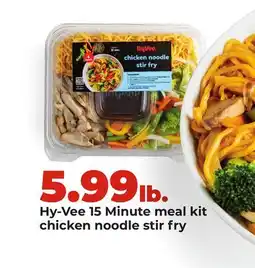 Hy-Vee Hy-Vee 15 Minute meal kit chicken noodle stir fry offer