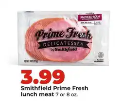 Hy-Vee Smithfield Prime Fresh lunch meat offer