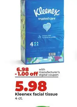 Hy-Vee Kleenex facial tissue offer
