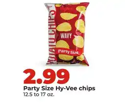 Hy-Vee Party Size Hy-Vee chips offer